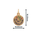 sr 19.2K Portuguese Gold| Lca. de Madrinha (Godmother) Charms