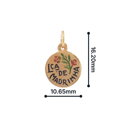 sr 19.2K Portuguese Gold| Lca. de Madrinha (Godmother) Charms