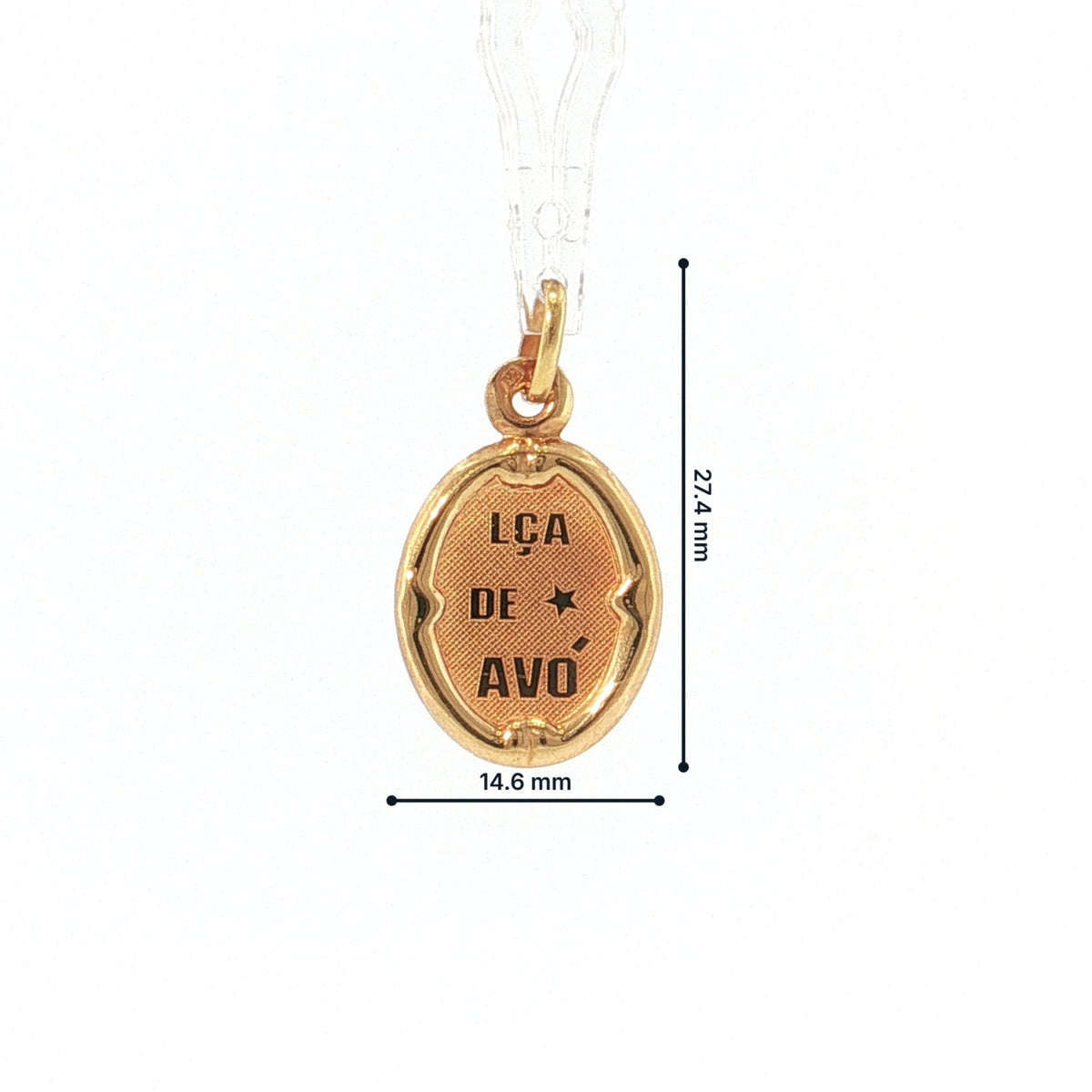 19.2K Portuguese Gold | Large Lca. de Avó (Grandmother) Charms