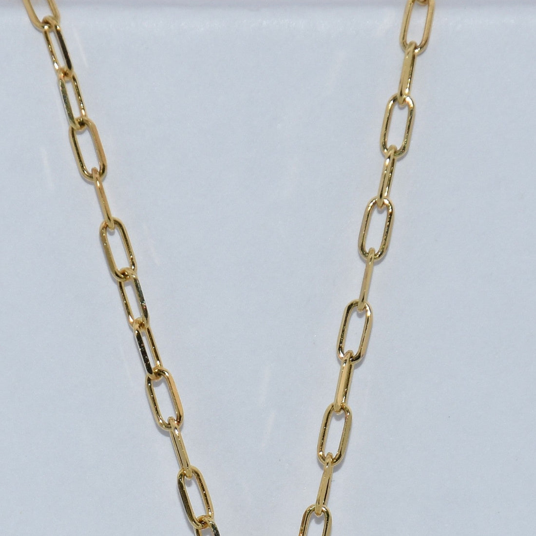 14K Gold | 1.95 mm Paperclip Necklace