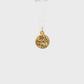 19.2K Portuguese Gold Amor de Pai Love of Father Small Charm Video