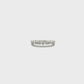 14K Gold | .40ct Natural Diamond 14K White Gold Double Layer Wedding Band