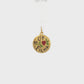 19.2K Portuguese Gold Round Lca De Filha Daughter Large Charm Video