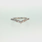 14K Gold | Lab Diamond Wedding Contour Band