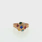 19.2K Portuguese Gold | Small Multicolor (Minha) Mine Ring