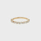 14K Gold | Lab Diamond Wedding Anniversary Band