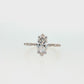 14K Gold | Yellow Gold 1.85CT Marquise Lab Diamond with Accented Band Engagement Ring