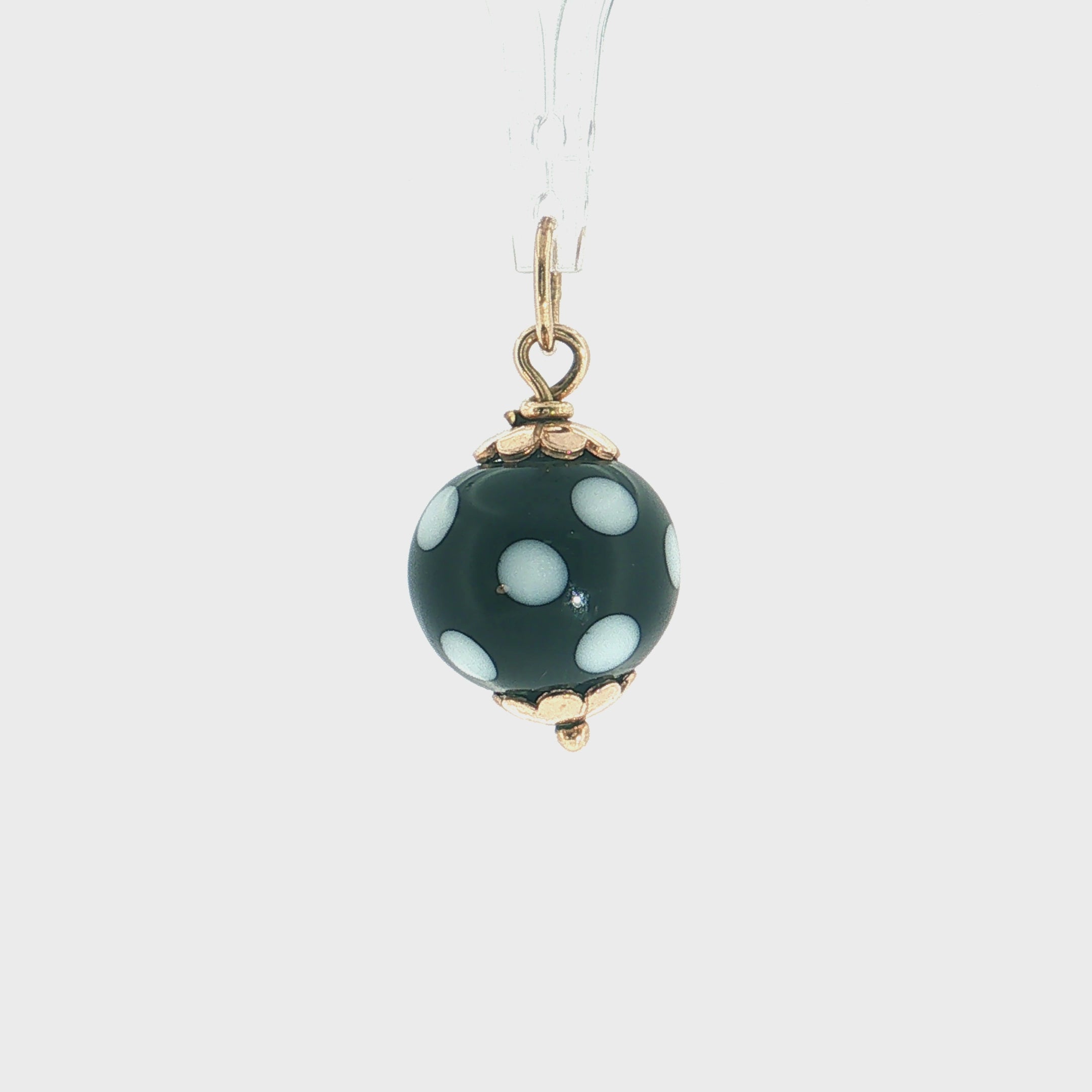 19.2K Portuguese Gold | Conta de Olho Pendant