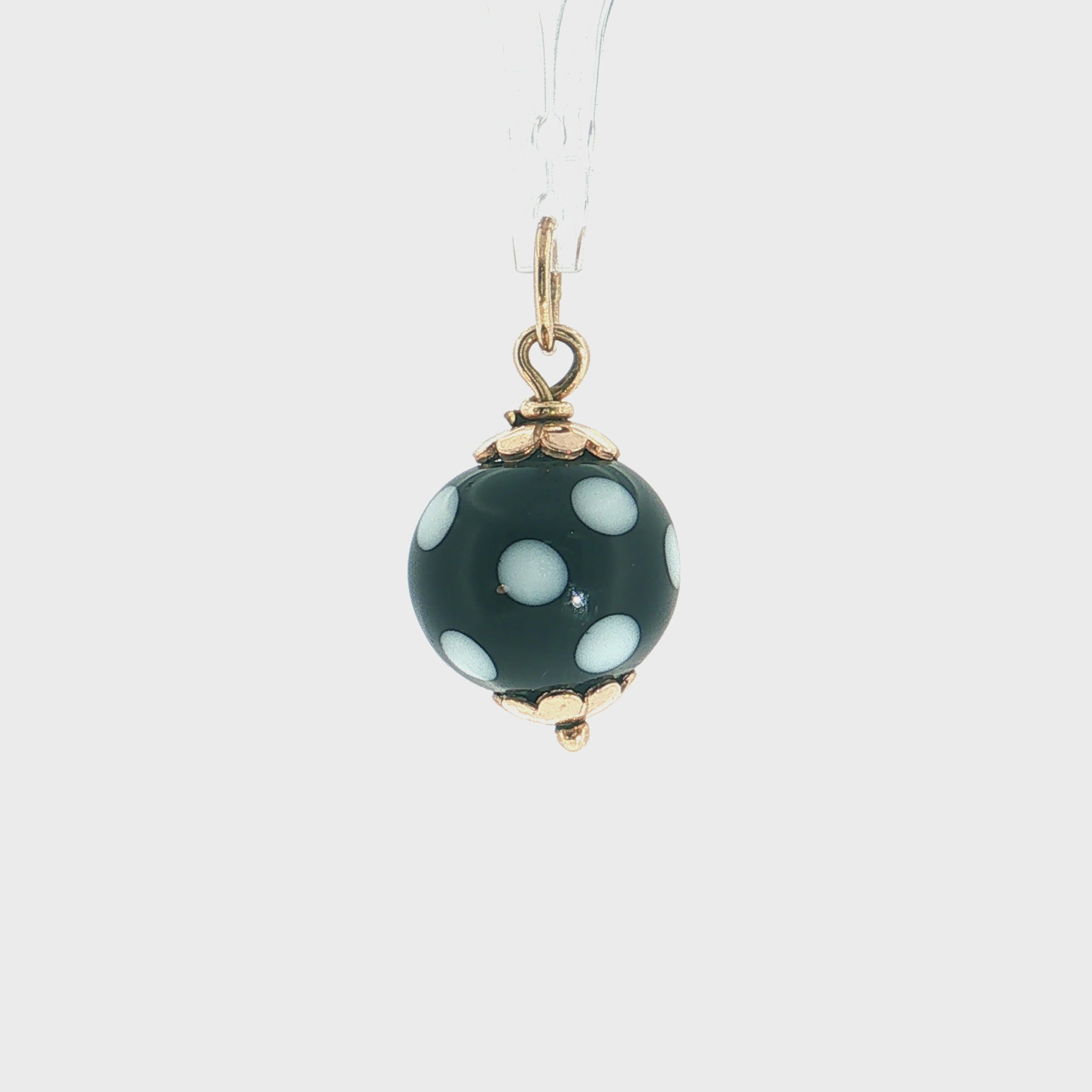 19.2K Portuguese Gold | Conta de Olho Pendant