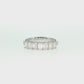 14K Gold | WG 1.249cttw Emerald Lab Diamond Wedding/Anniversary Band