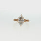 14K Gold | Yellow Gold 1.70CT Marquise Lab Diamond Vintage-Inspired Filigree Band Engagement Ring