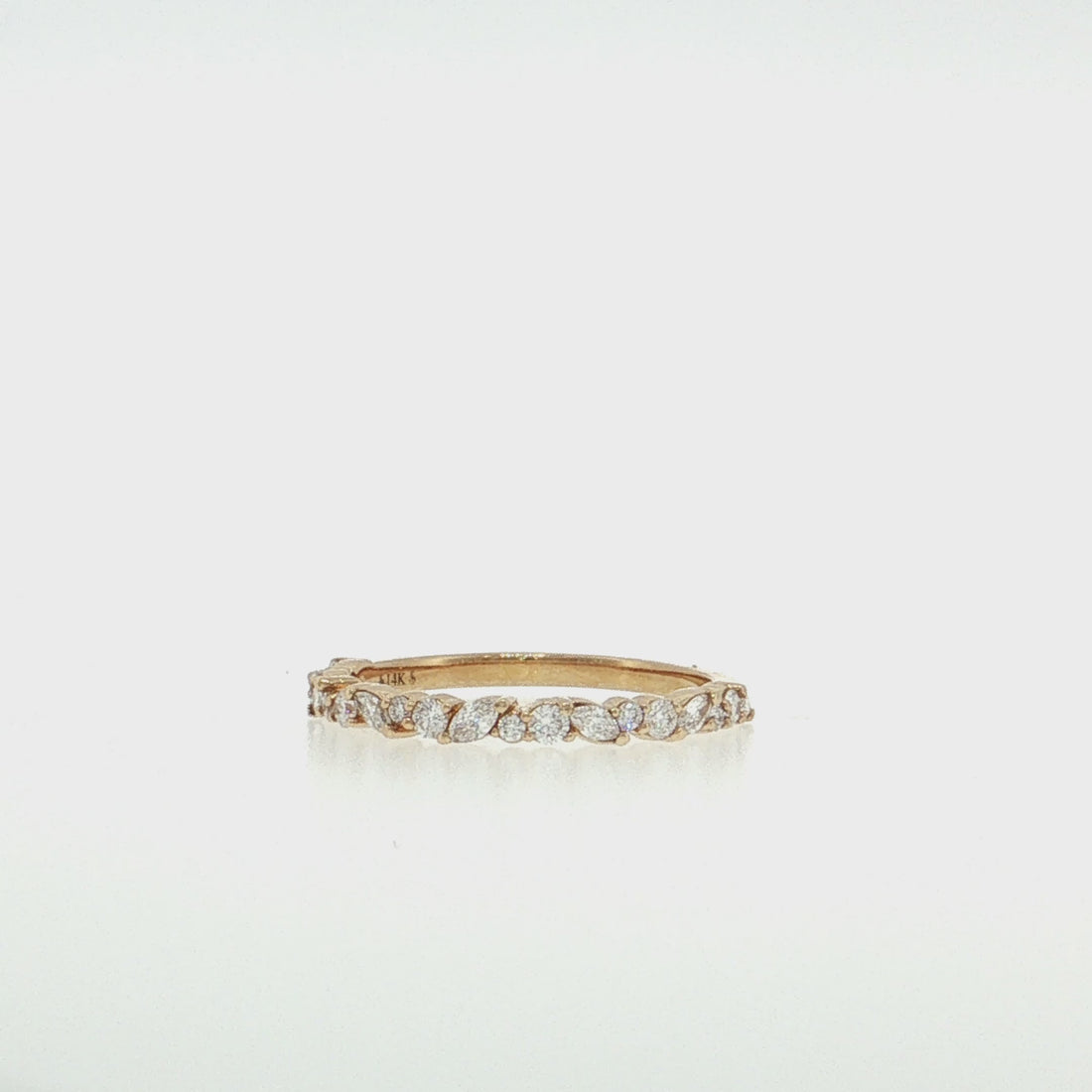 14K Gold | Lab Diamond Wedding Anniversary Band