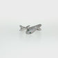Sterling Silver | Pavé CZ Snake Bypass Ring with Color Accent Stones green