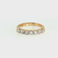 14K Gold | 1.02cttw Yellow Round Natural Diamond Wedding Band
