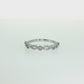 14K Gold | .29ct Natural Diamond Round/Open Marquise Eternity Wedding Band