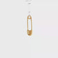 19.2K Portuguese Gold | Small Gold Safety Pin Charm