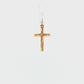 19.2K Portuguese Gold | Designed Crucifix Pendants 20mm