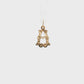19.2K Portuguese Gold Medium Initial Charms Letter "A" Video