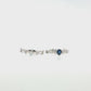 14K Gold | White Gold Bridal Set with 1.8cttw Round Diamonds & .30cttw Sapphires