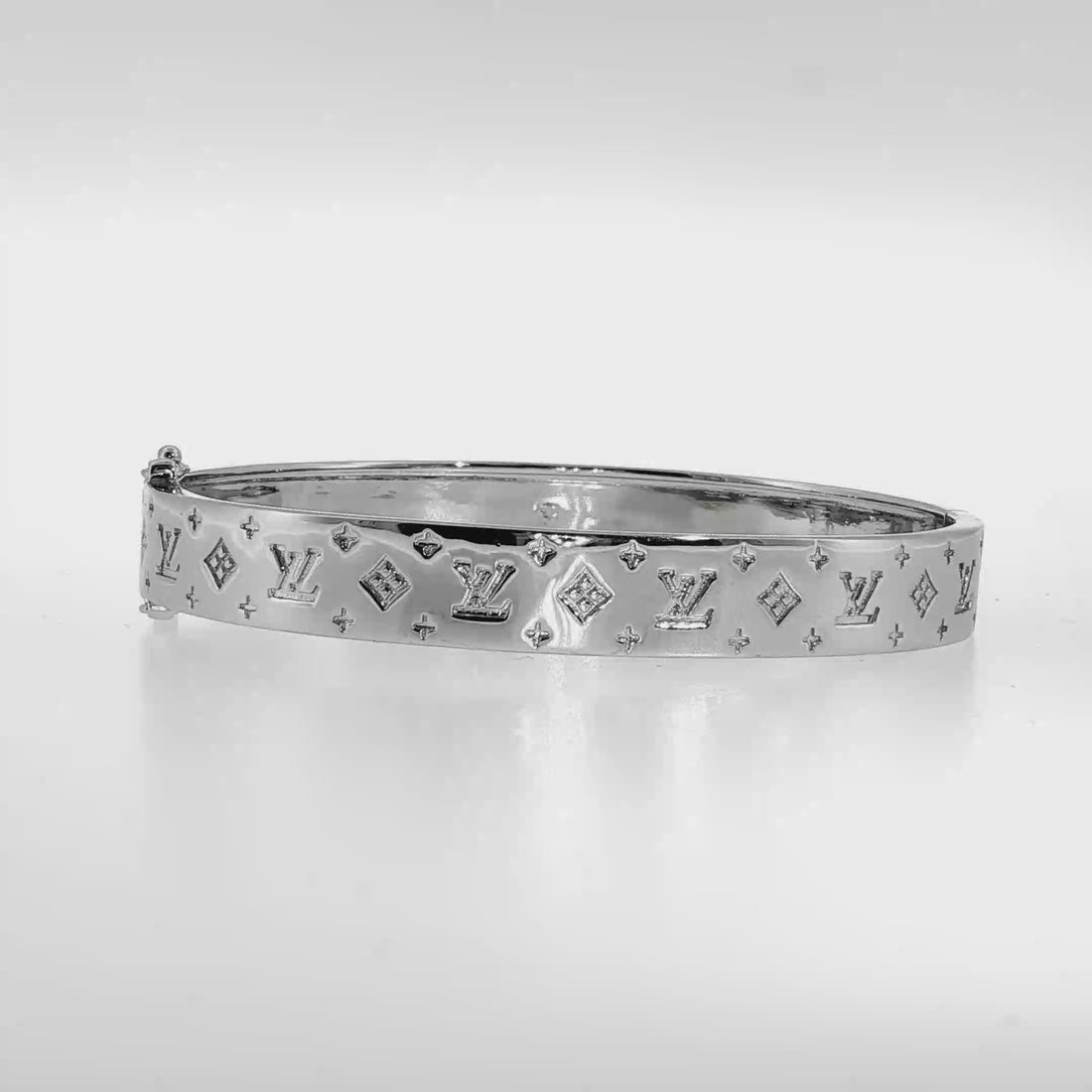 Sterling Silver| Designer-Inspired Bangle Bracelet