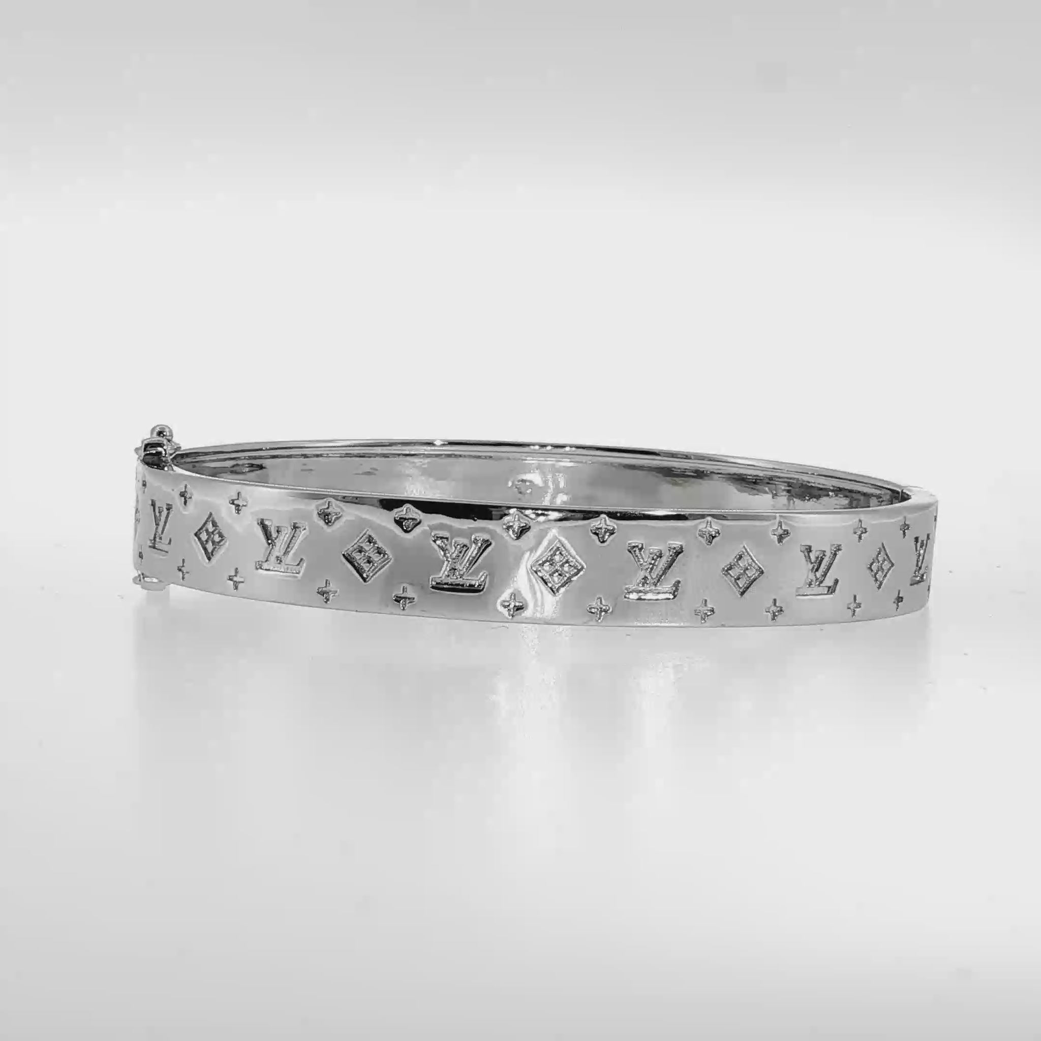 Sterling Silver| Designer-Inspired Bangle Bracelet