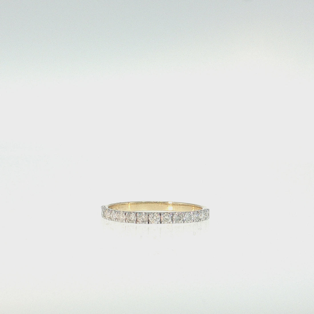 14K Gold | .50ct Round Natural Diamond 14K Gold Wedding Band