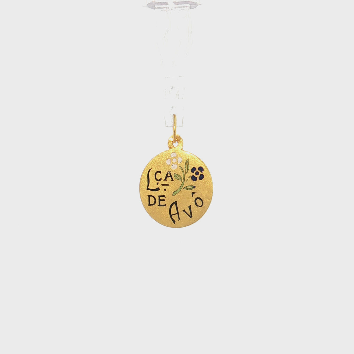 19.2K Portuguese Gold Lca. de Avô Grandfather Large Charms Video
