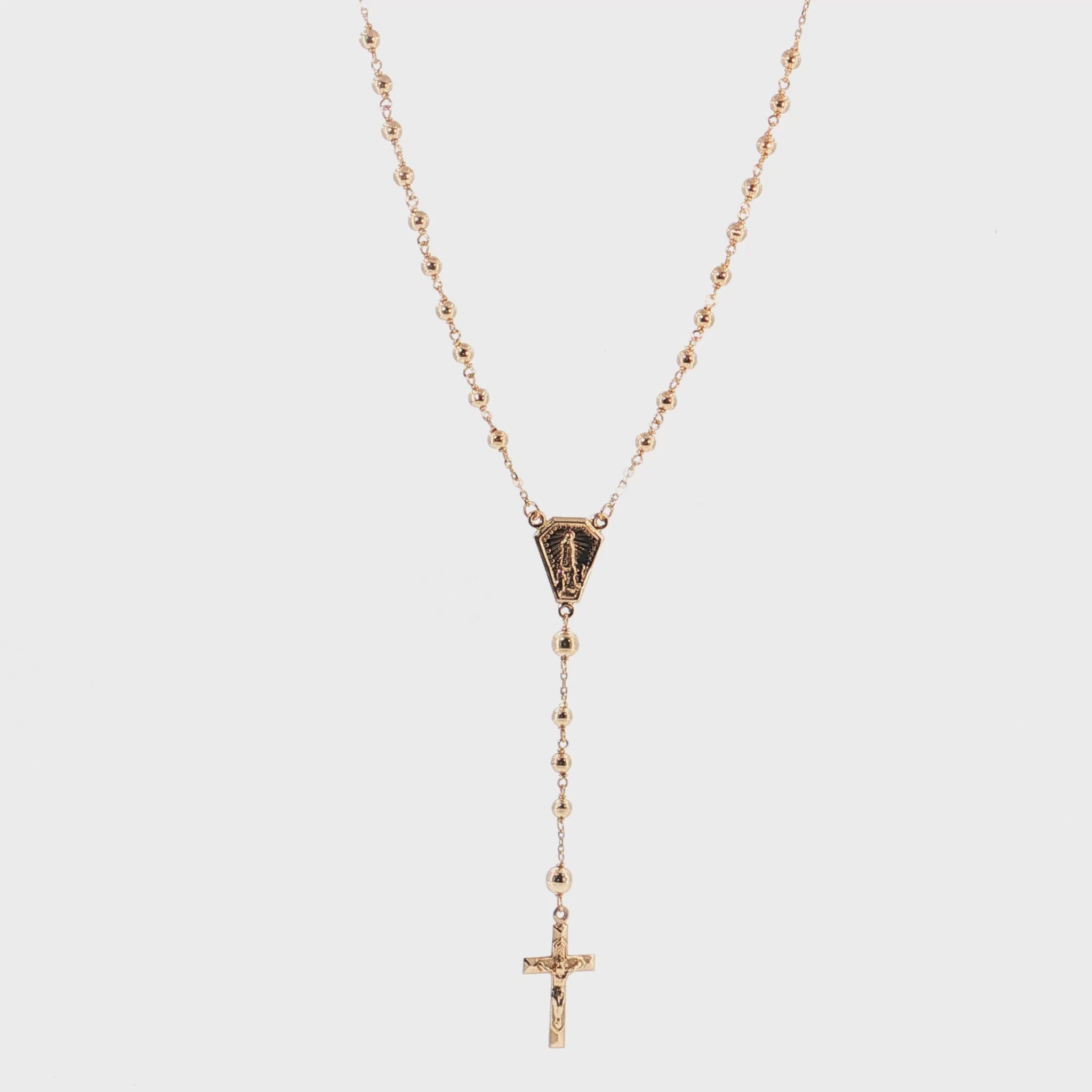 19.2K Portuguese Gold | Traditional Rosary Necklace