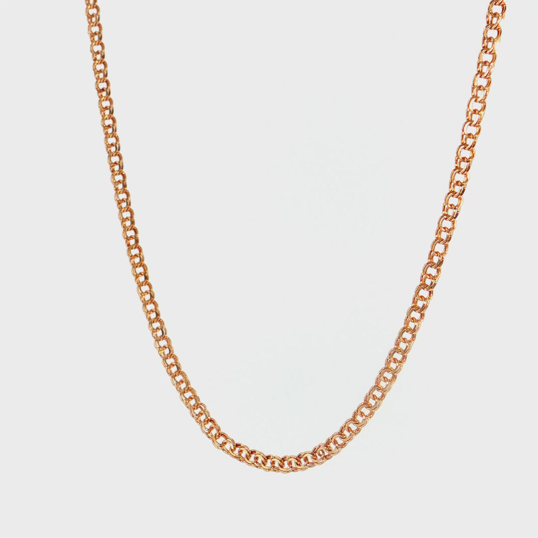 19.2K Portuguese Gold | 18" Solid Freeze Chain