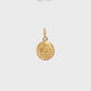 19.2K Portuguese Gold Round Bezel Flower Lca. de Pais Parents Charm Video