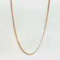 19.2K Portuguese Gold | 22" 2.5mm Solid Freeze Chain