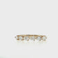 14K Gold | YG .533cttw Pear Lab Diamond Wedding/Anniversary Band