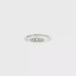 14K Gold | White Gold Tiara Lab Diamond 0.16 CTTW 2.5mm Wedding Band