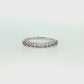 14K Gold | .20ct Natural Diamond Double Layer Wedding Band