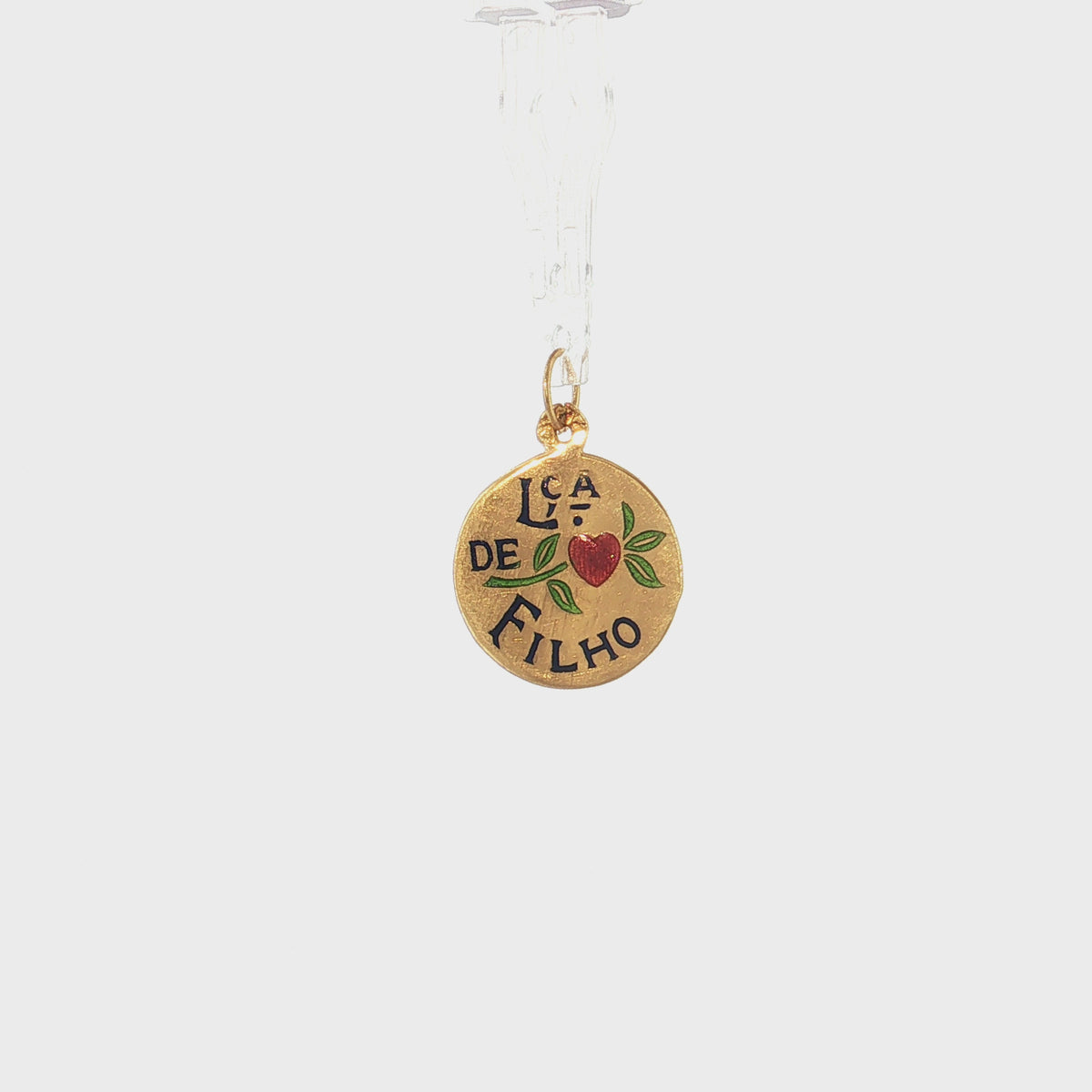 19.2K Portuguese Gold Lca De Filho Son Charms Video
