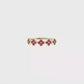 14K Gold | Natural Gemstone Florette Ring