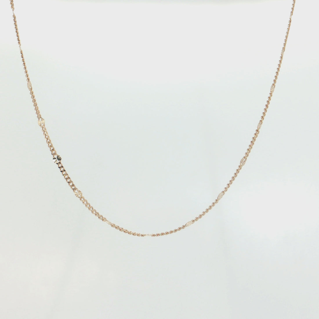 19.2K Portuguese Gold | 18" Starburst Bead Chains