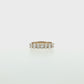 14K Gold | YG Oval 1.35cttw Lab Diamond Wedding Band
