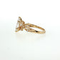 Engagement Rings | Parade Lyria 14K Yellow Gold 1.5CT Lab Diamond Marquise with .06ct Round & .22ct Marquise Natural Diamond Accents Engagement Ring