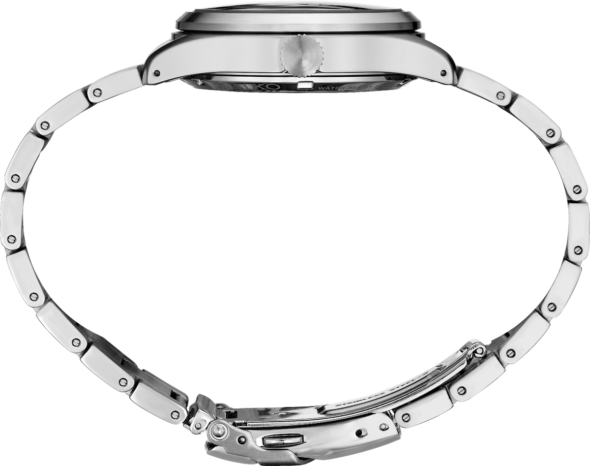 side view Seiko | SRPG27 Seiko 5 Sports Men's Stainless Steel Black Dial Automatic Watch
