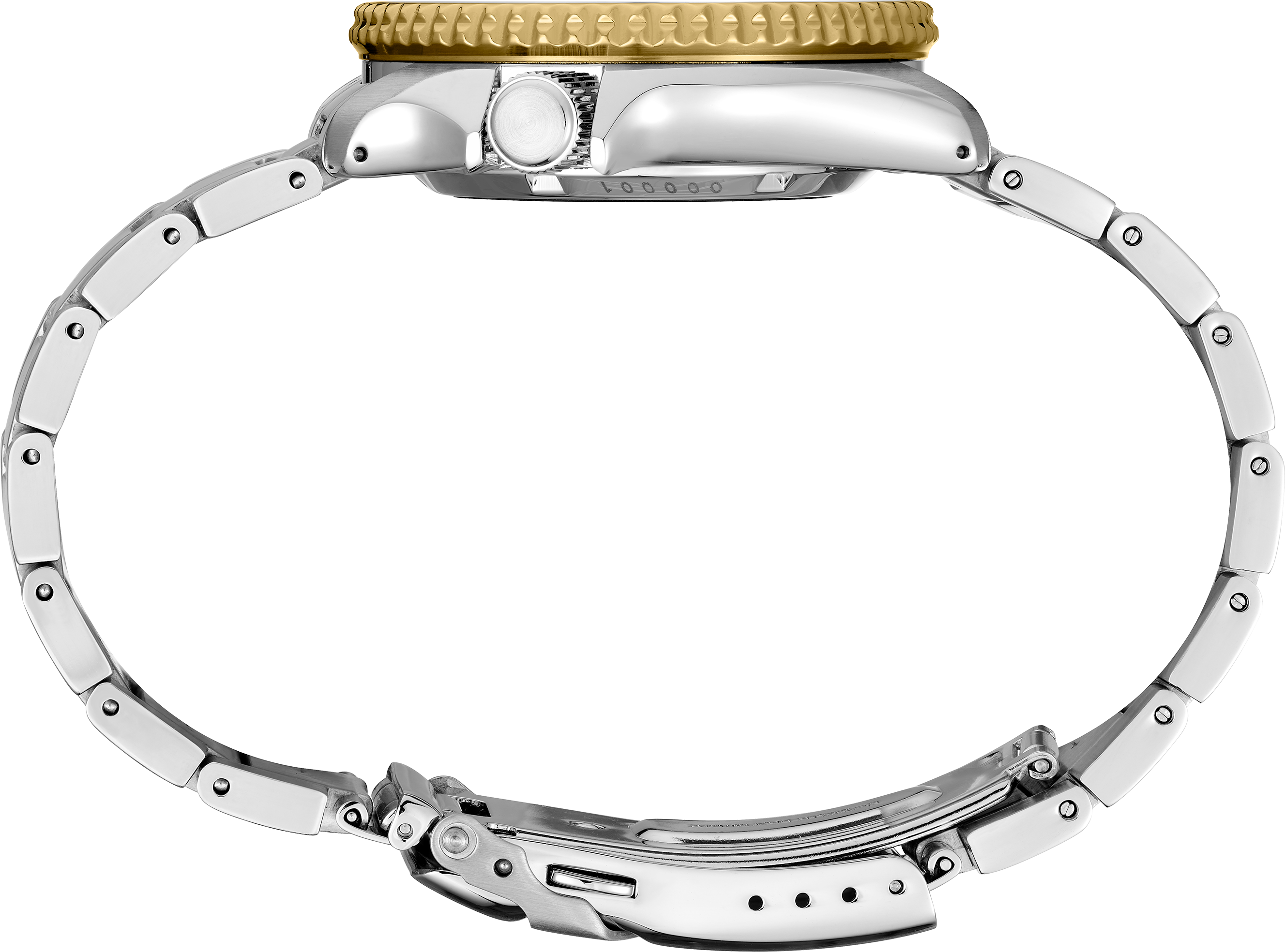 two tone silver and gold Seiko | SRPK22 Seiko 5 Sports U.S. Special Creation Stainless Steel Watch